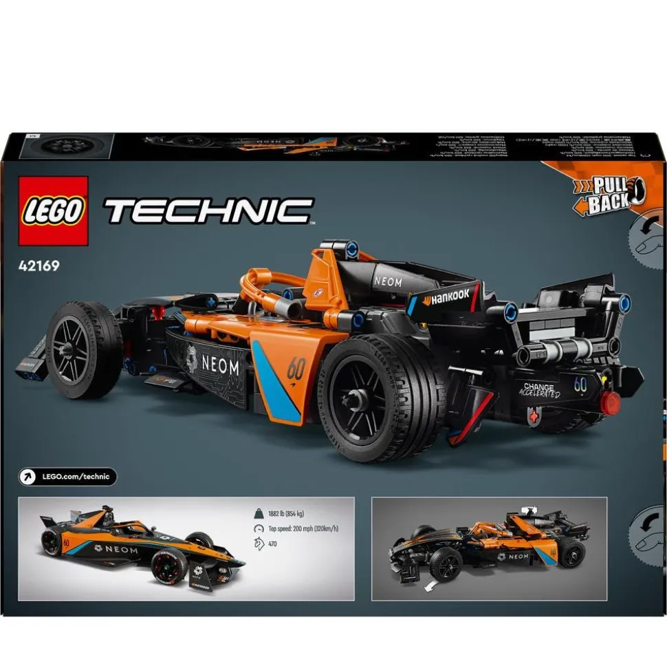LEGO® Technic NEOM McLaren Formula E Race Car 42169