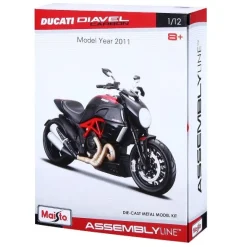 Maisto 1:12 Al Motorcycles Ducati Diavel Carbon