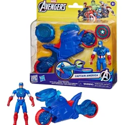 Marvel Avengers Epic World Of Action Captain America Shield-Shot Cycle