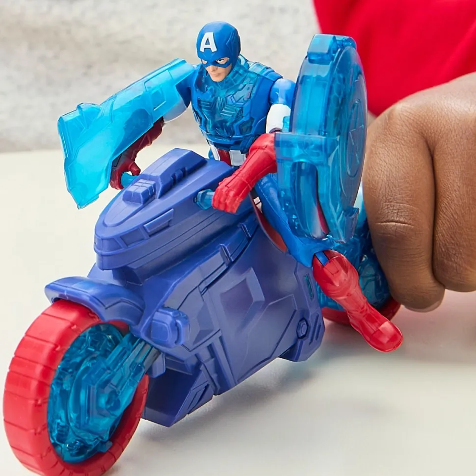 Marvel Avengers Epic World Of Action Captain America Shield-Shot Cycle