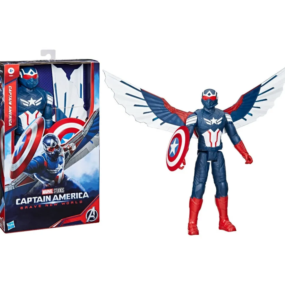 Marvel Studios Captain America Brave New World, Titan Hero Series Deluxe Captain America