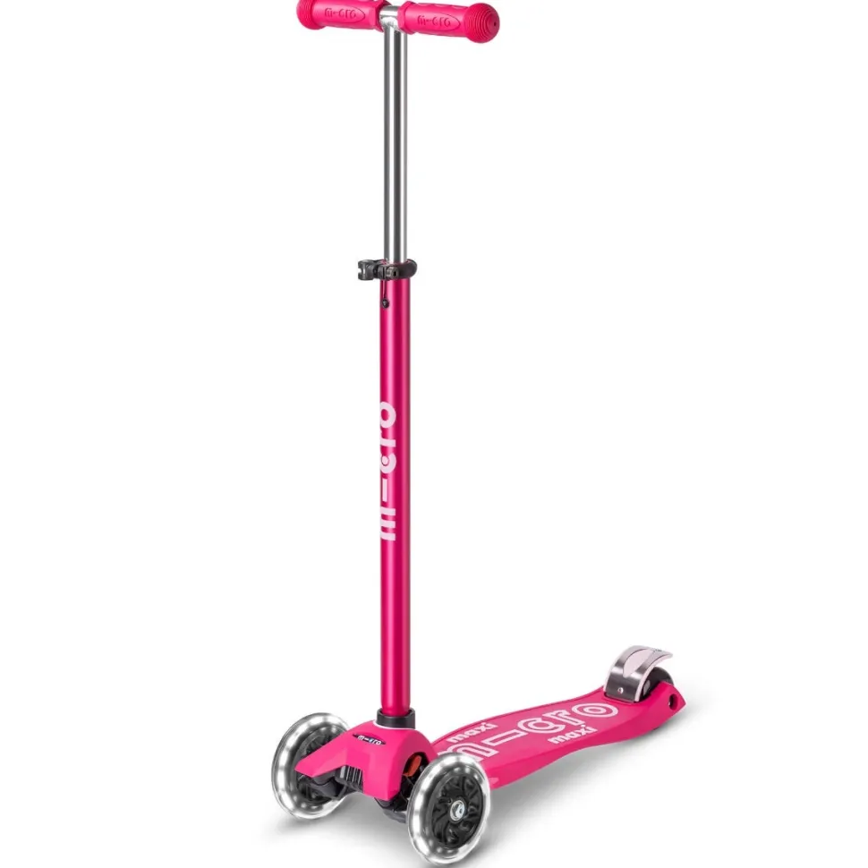 Maxi Deluxe Led Scooter Pink