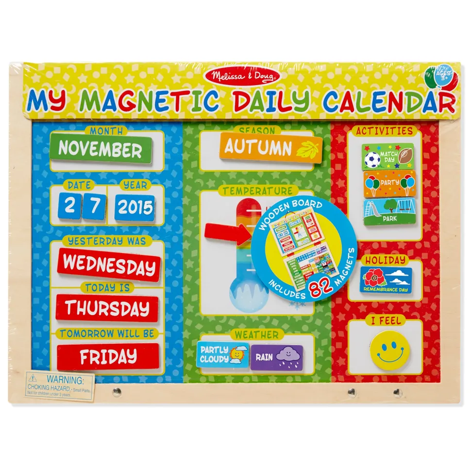 Melissa & Doug My First Daily Magnetic Calendar