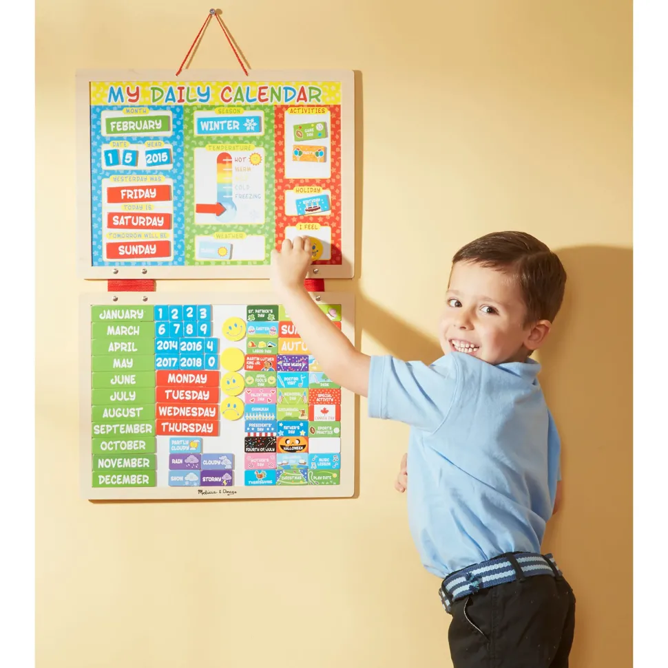 Melissa & Doug My First Daily Magnetic Calendar