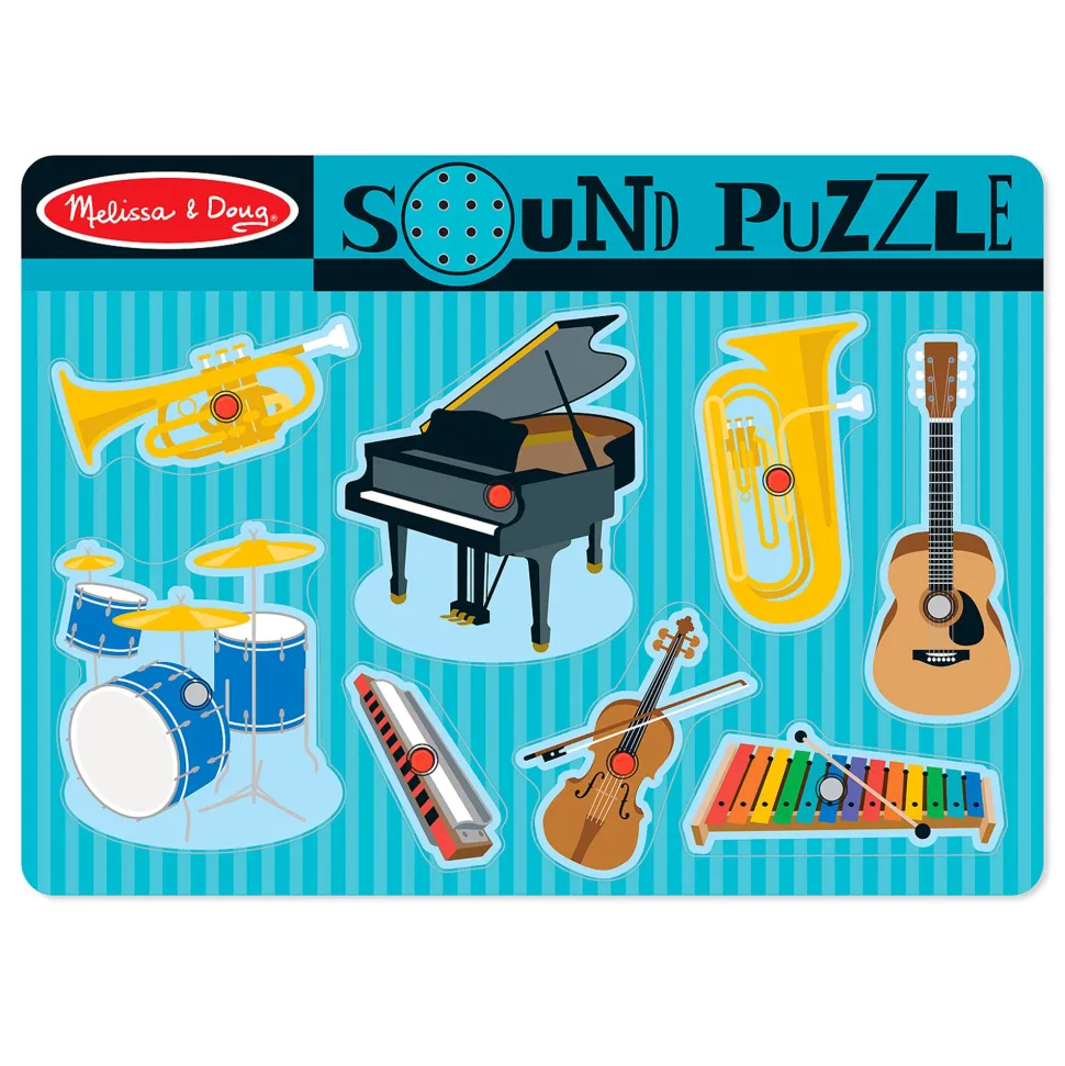 Melissa & Doug Sound Puzzle - Musical Instruments