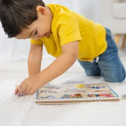 Melissa & Doug Vehicles Sound Puzzle