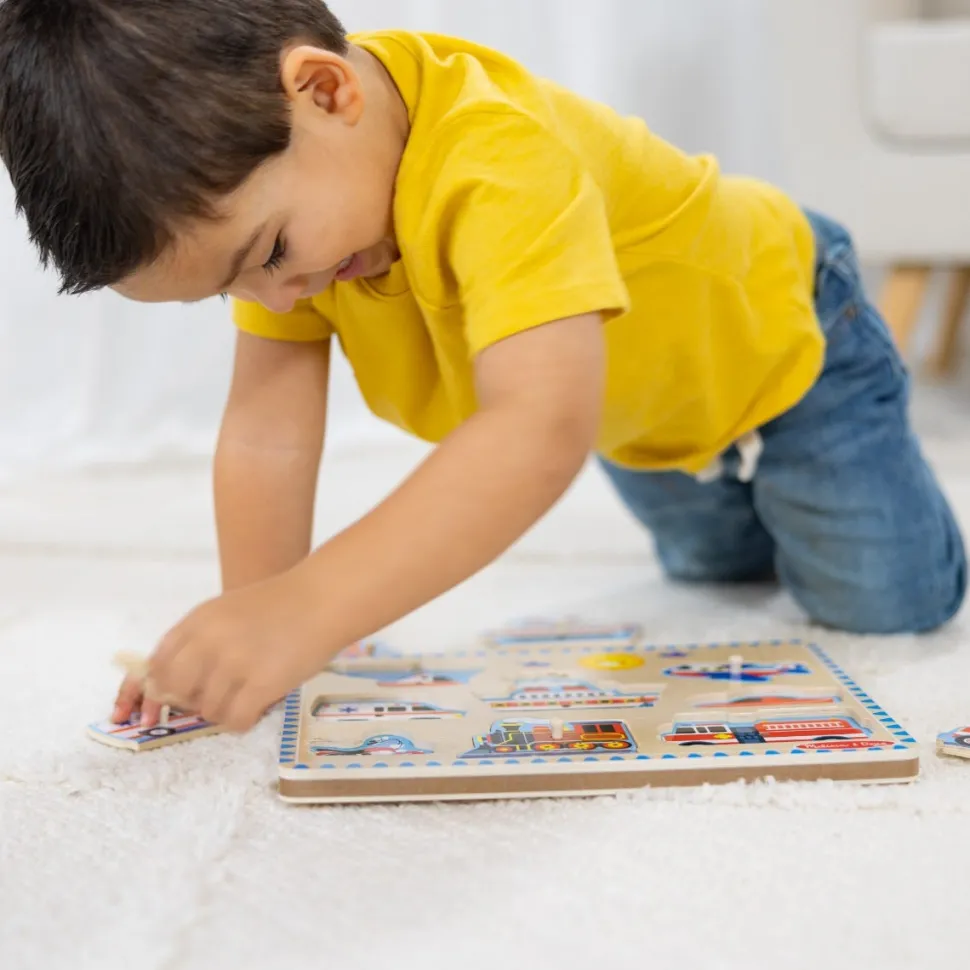 Melissa & Doug Vehicles Sound Puzzle
