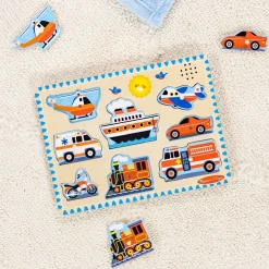 Melissa & Doug Vehicles Sound Puzzle