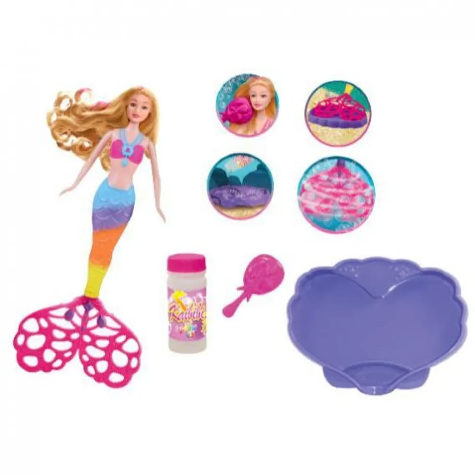 Mermaid Ellie With Bubbles