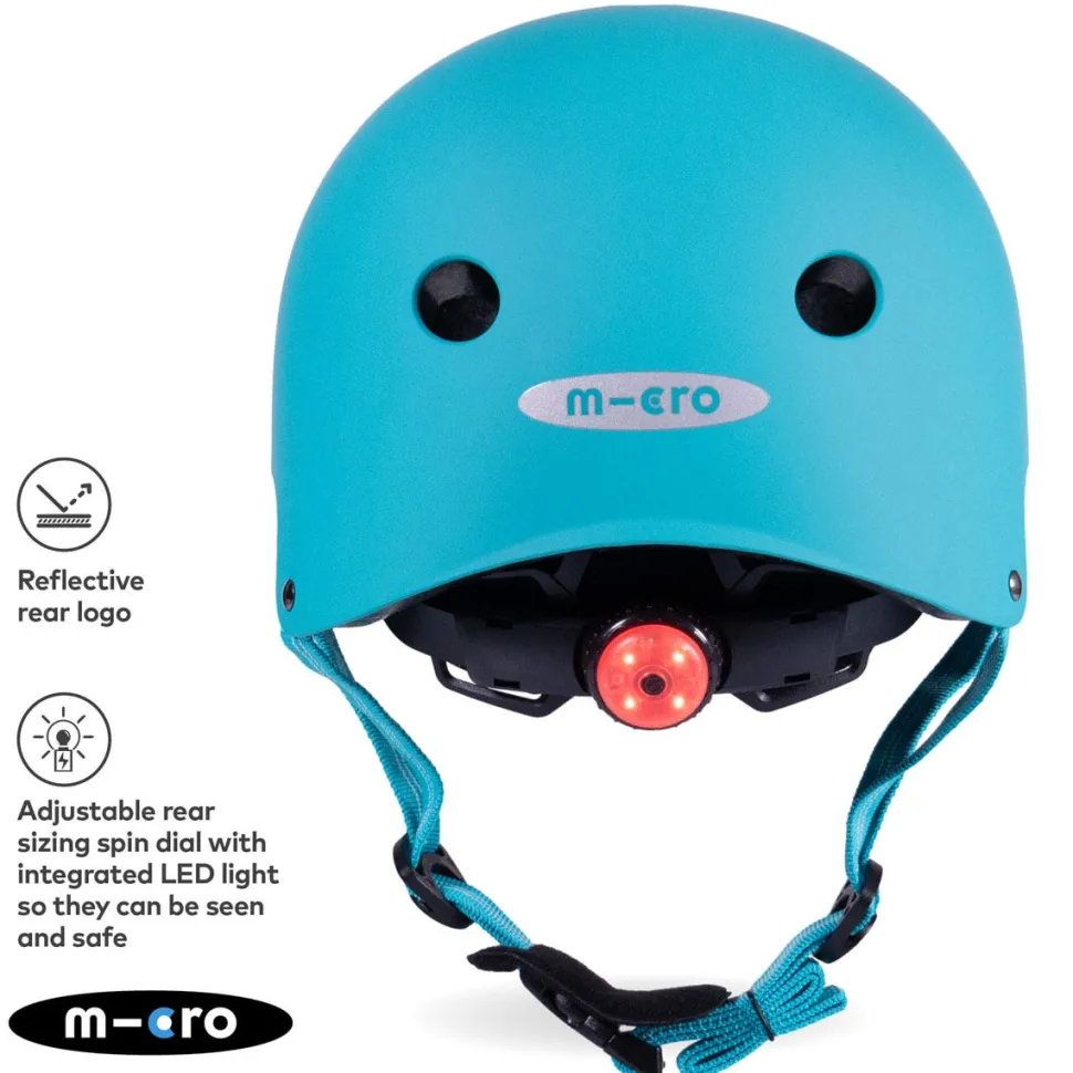 Micro Aqua Matt Helmet Medium (55-58Cm)