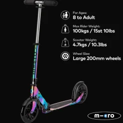 Micro Large Wheel Neochrome scooter