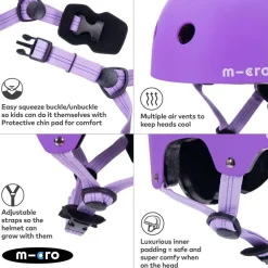 Micro Purple Matt Helmet Small (48-54Cm)
