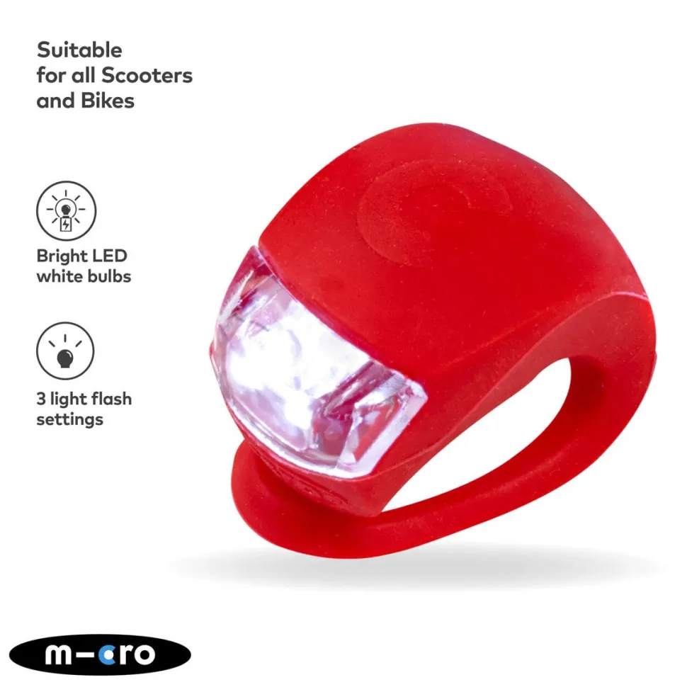Micro Scooter Bike Light: Red