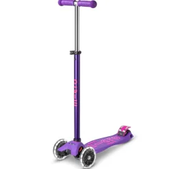 Micro Scooter Maxi Deluxe LED Purple