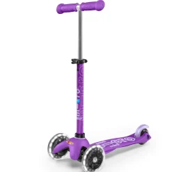 Mini Deluxe Led Scooter Purple