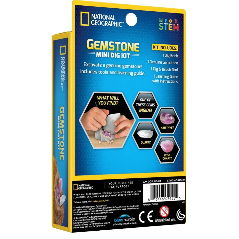 National Geographic Mini Dig Kit - Gemstone