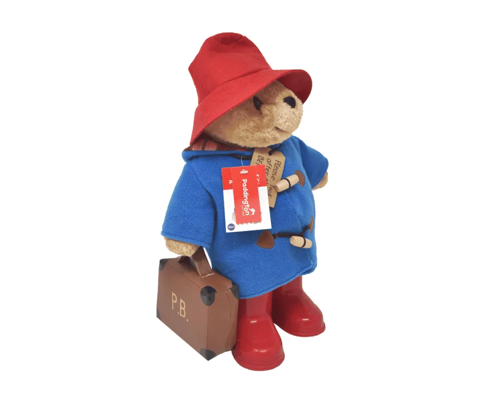 Paddington Bear Large Soft Toy with Boots & Suitcase