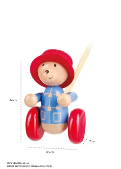 Paddington Bear Push Along With Box