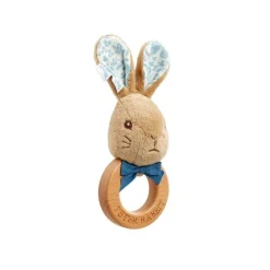 Peter Rabbit Signature Wooden Ring Rattle