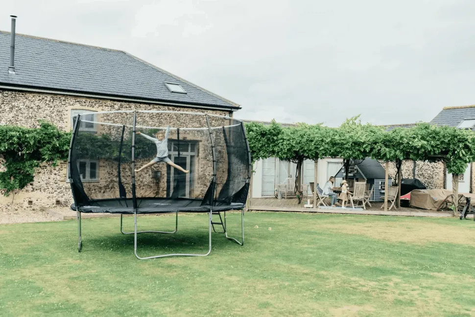 Plum 14ft Magnitude Springsafe Trampoline & Enclosure