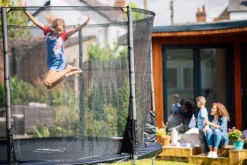 Plum 8ft Space Zone II Evolution Springsafe Trampoline & Enclosure