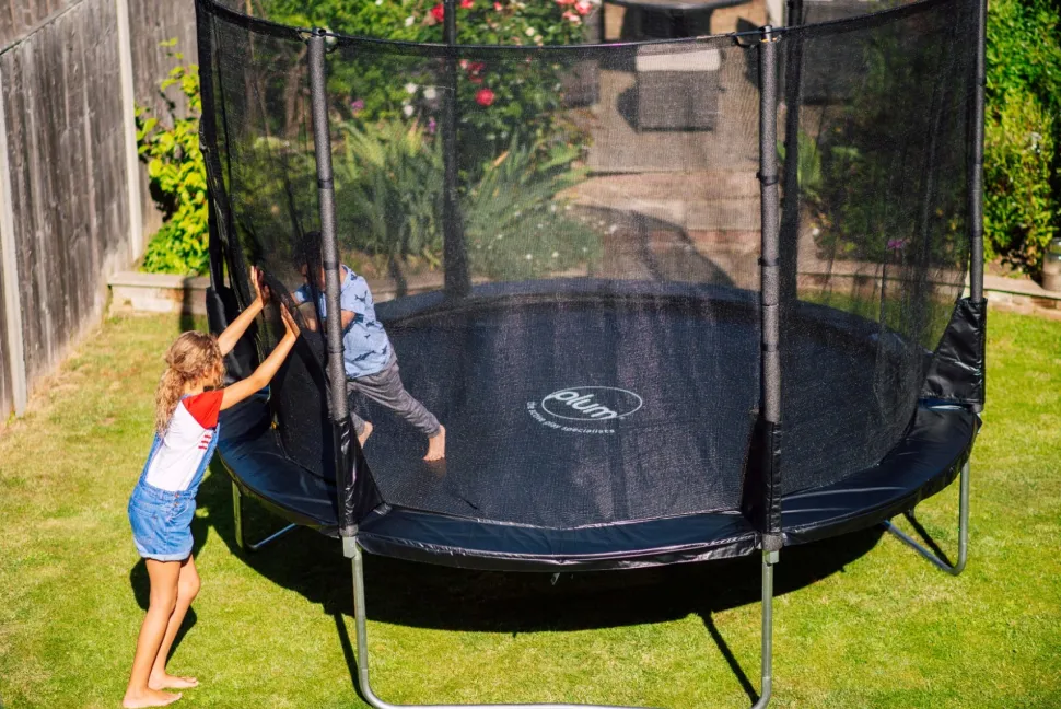 Plum 12ft Space Zone II Evolution Springsafe Trampoline & Enclosure