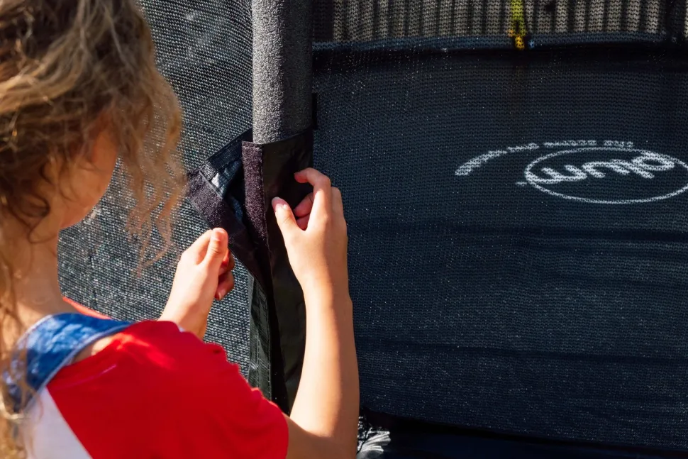 Plum 12ft Space Zone II Evolution Springsafe Trampoline & Enclosure