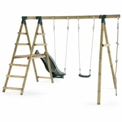 Plum Giant Baboon Wooden Swing Set