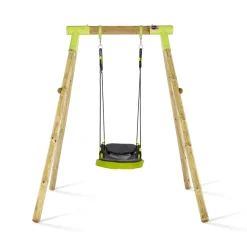 Plum Premium Spider Monkey Wooden Swing Set with Glide Nest Swing