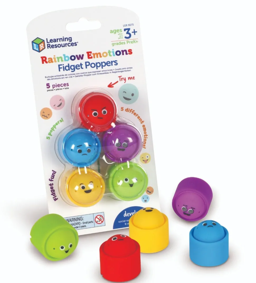 Rainbow Emotion Fidget Poppers