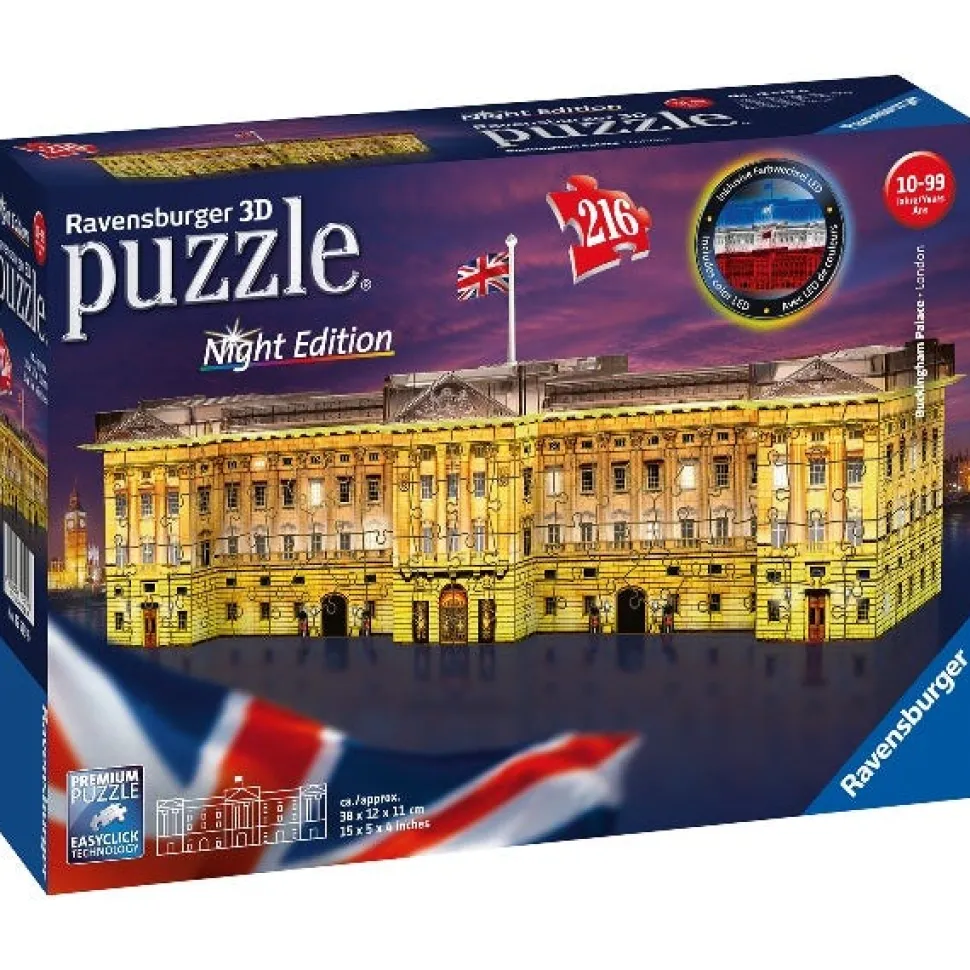 Ravensburger: Buckingham Palace - Night Edition - 216pc 3D J