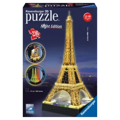 Ravensburger Eiffel Tower Night Edition 216 Piece 3D Puzzle