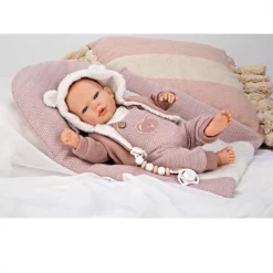 Rica Bear Hat Baby Doll 40Cm