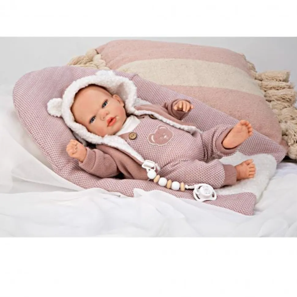 Rica Bear Hat Baby Doll 40Cm