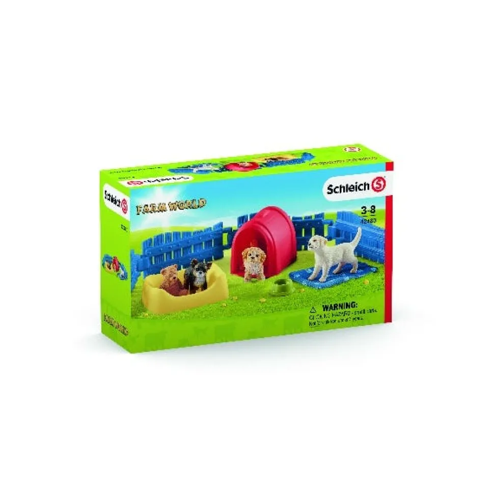 Schleich Puppy Pen