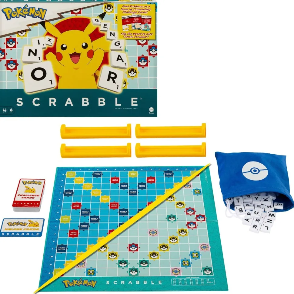 Scrabble Pokémon 2 Games in 1