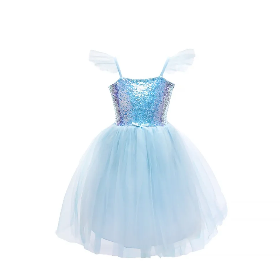 Sequins Princess Dress Blue (5-6 years)