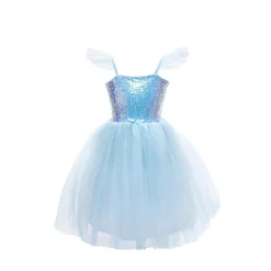 Sequins Princess Dress Blue (3-4 years)