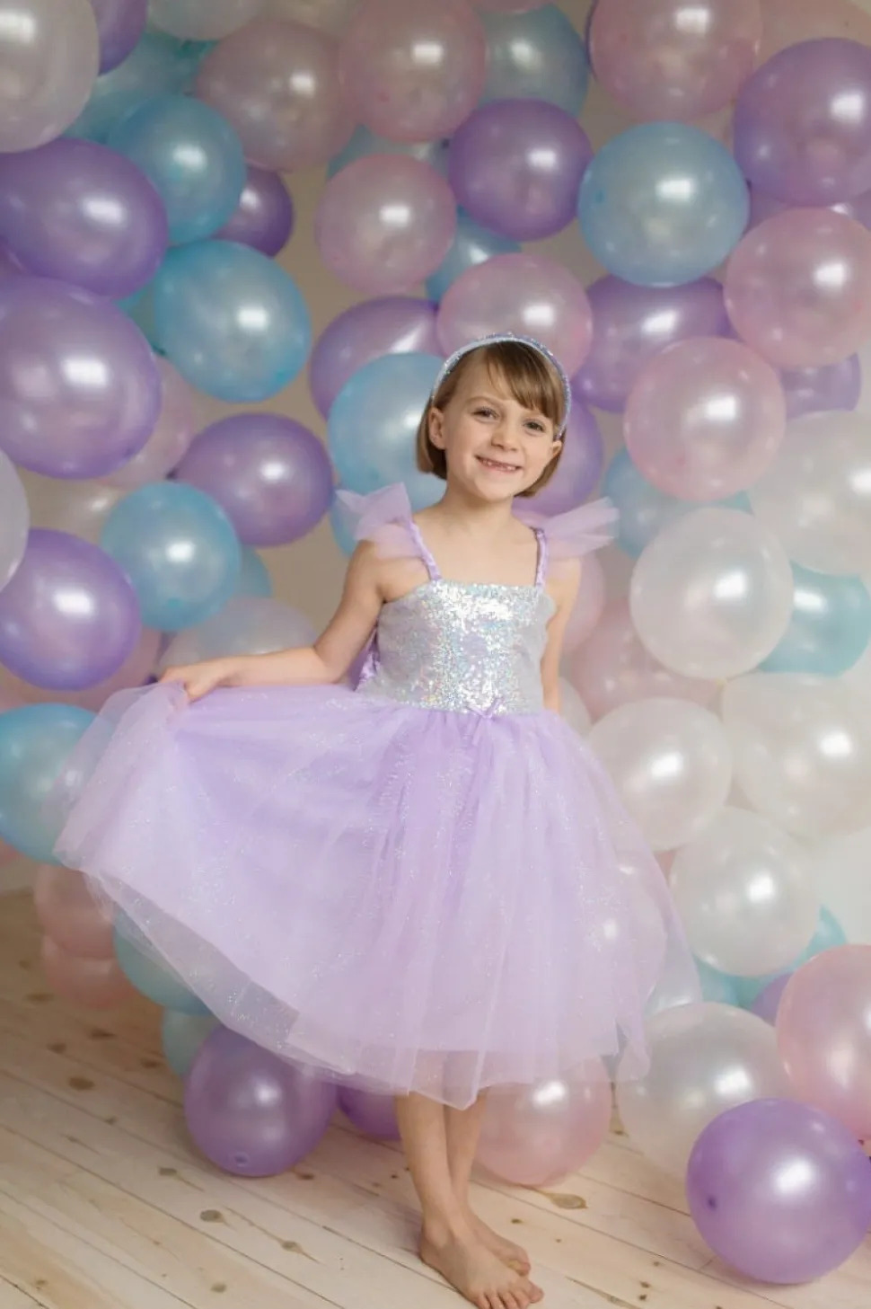Sequins Princess Dress Lilac (3-4 years)