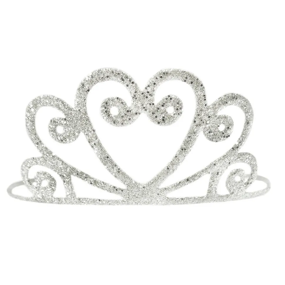 Silver Glitter Tiara