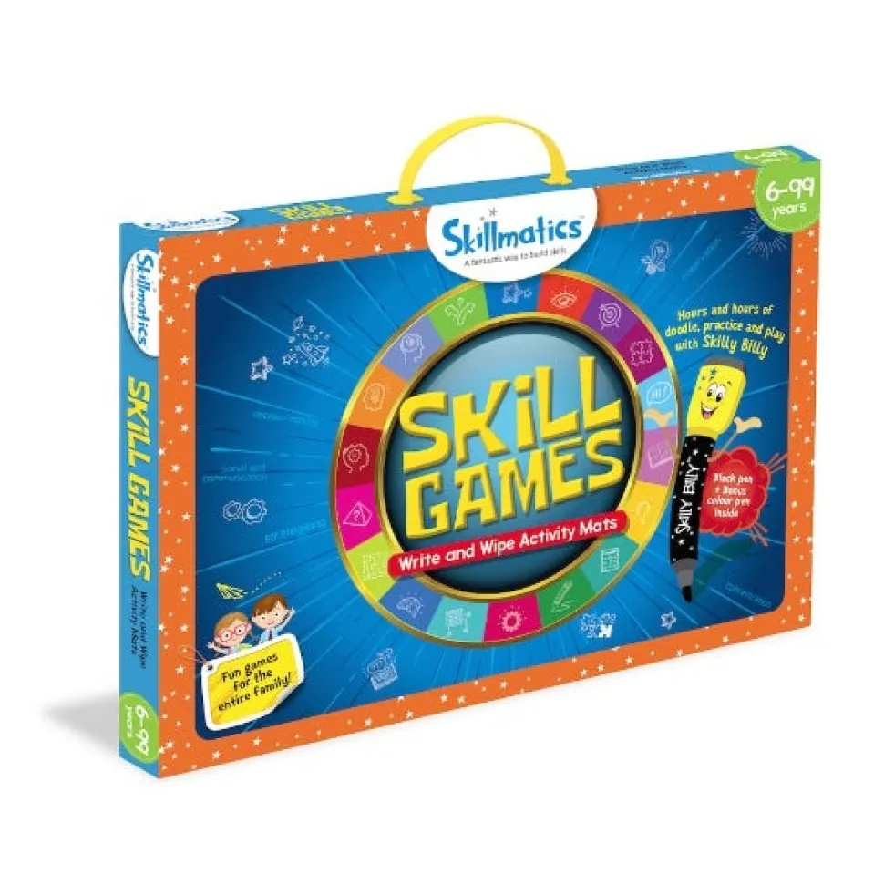 Skill Games - Erasable and Reusable Activity Mats