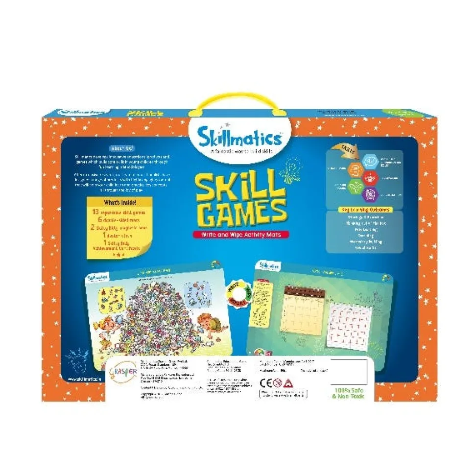 Skill Games - Erasable and Reusable Activity Mats