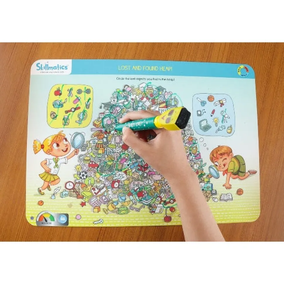 Skill Games - Erasable and Reusable Activity Mats