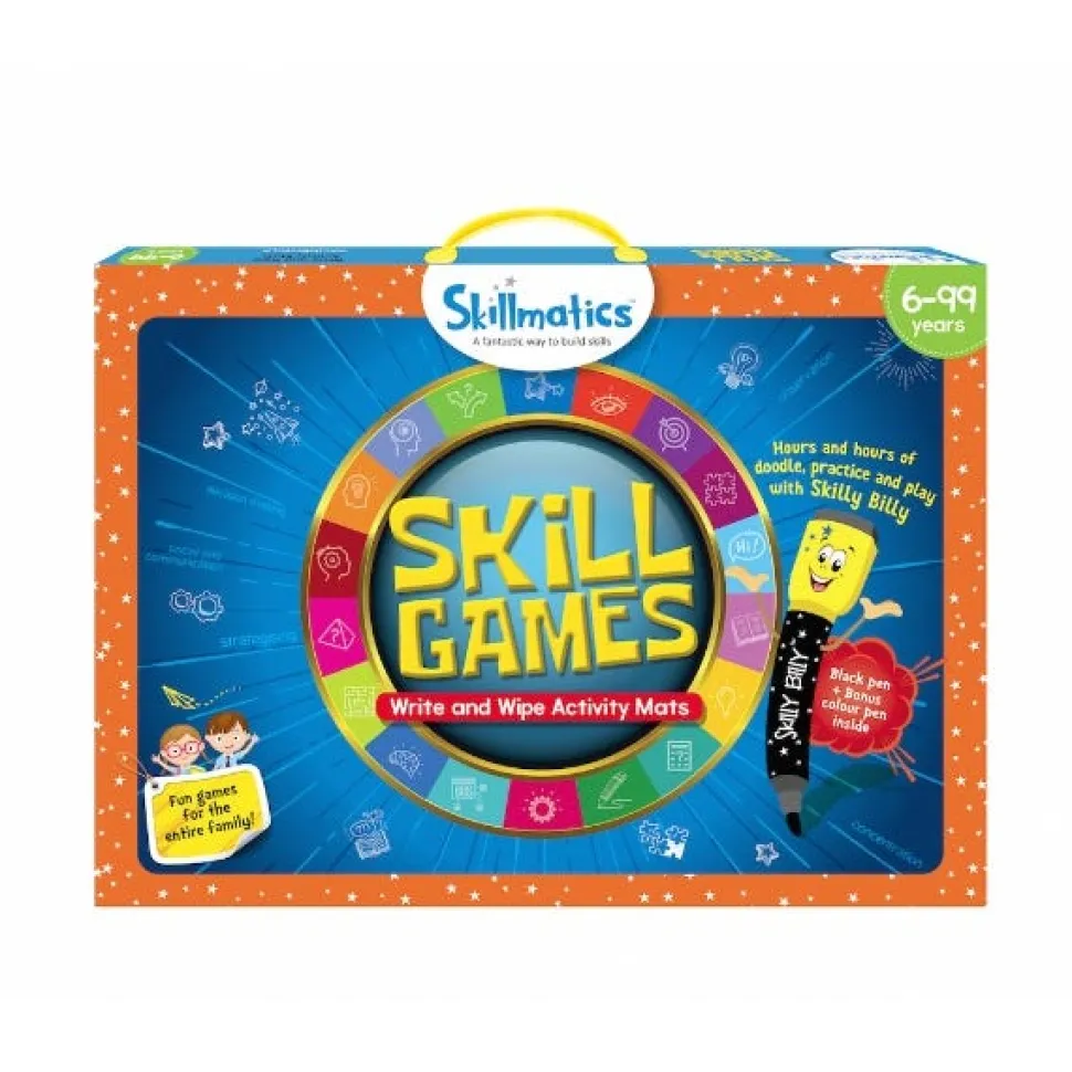 Skill Games - Erasable and Reusable Activity Mats