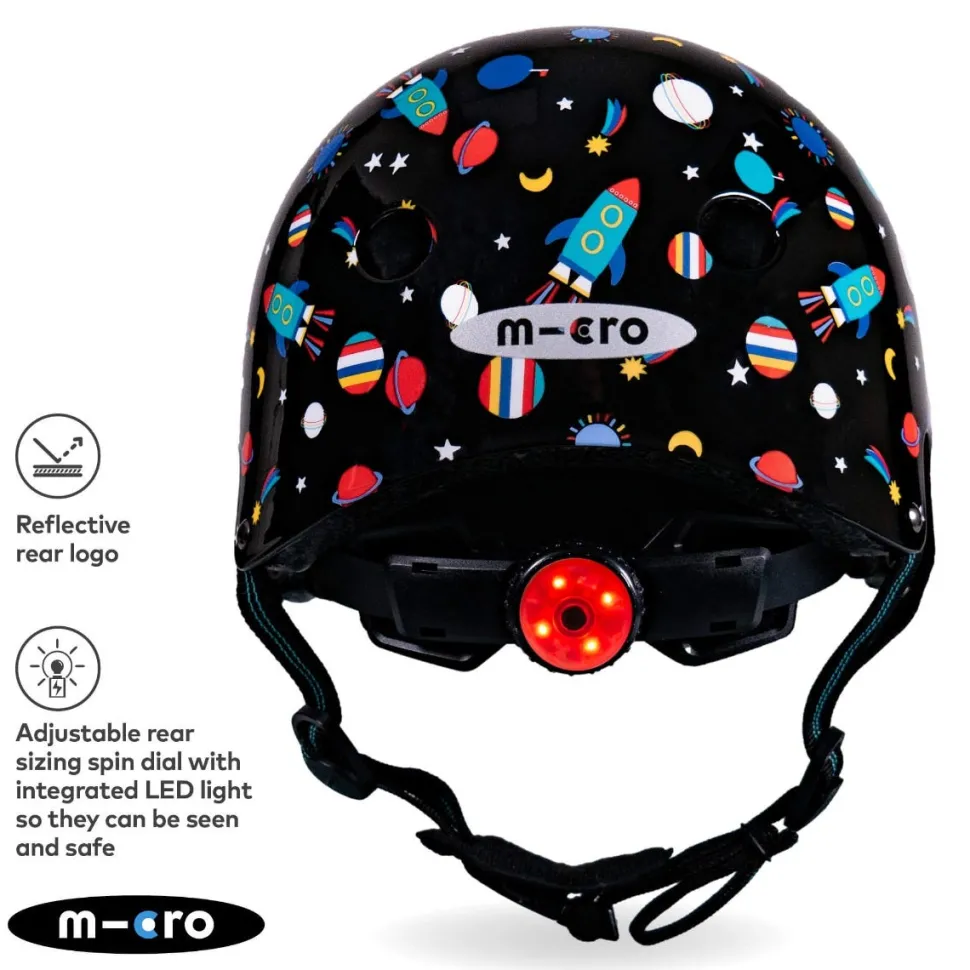 Space Printed Helmet Medium (55-58Cm)