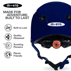 Star Navy Printed Helmet Medium (55-58Cm)