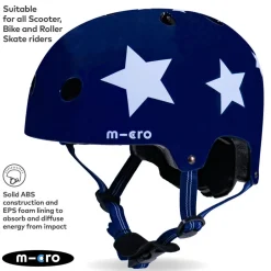 Star Navy Printed Helmet Medium (55-58Cm)