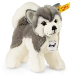 Steiff Grey & White Bernie Husky Soft Toy