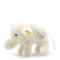 Steiff Little Elephant with Rattle (Cream)