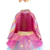 Super Duper Tutu, Cape And Mask Pink / Gold (4-6 years)